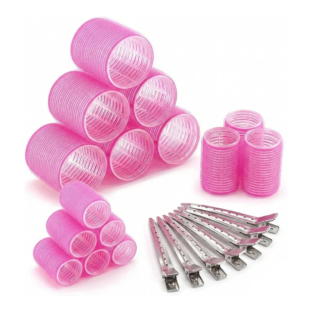 28 pièces bigoudis magiques sans chaleur avec 10 pinces, packshot Carehabi