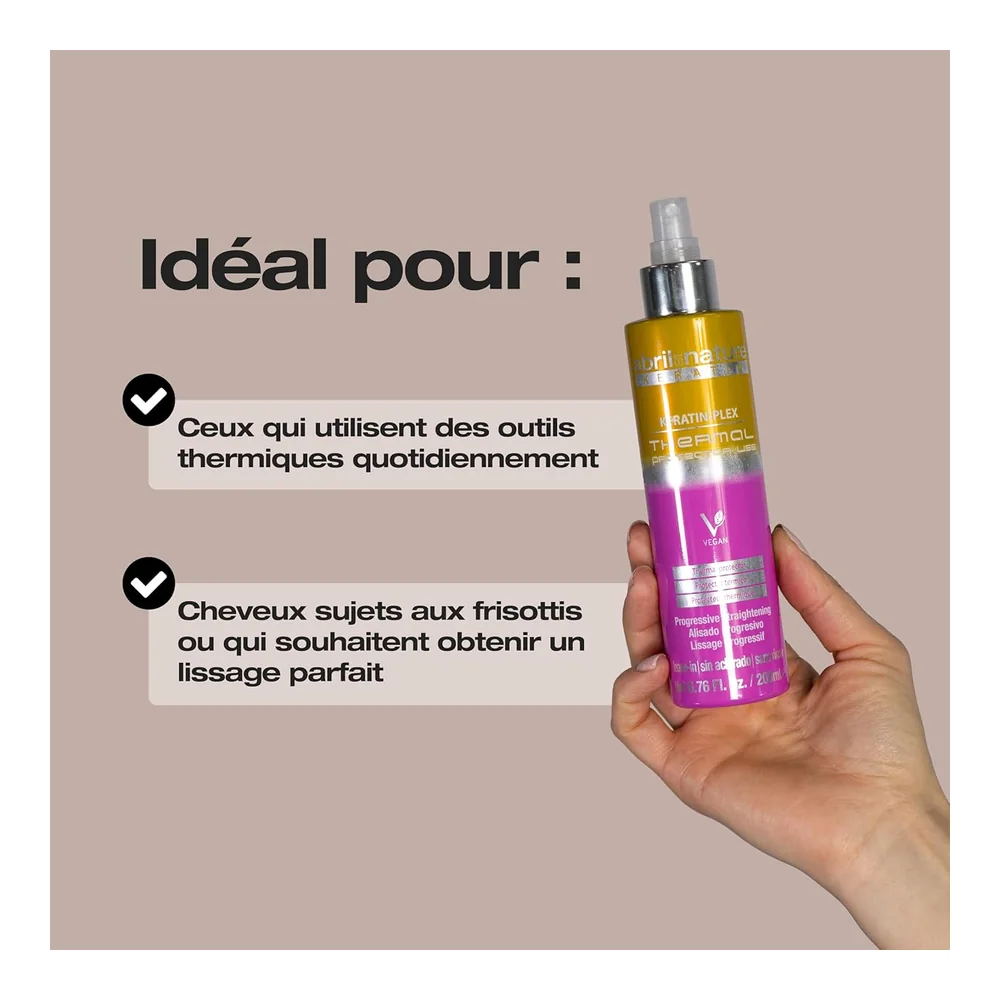 Abril et Nature Keratin Liss Thermal Repair Protecteur, vue 4 Abril et Nature