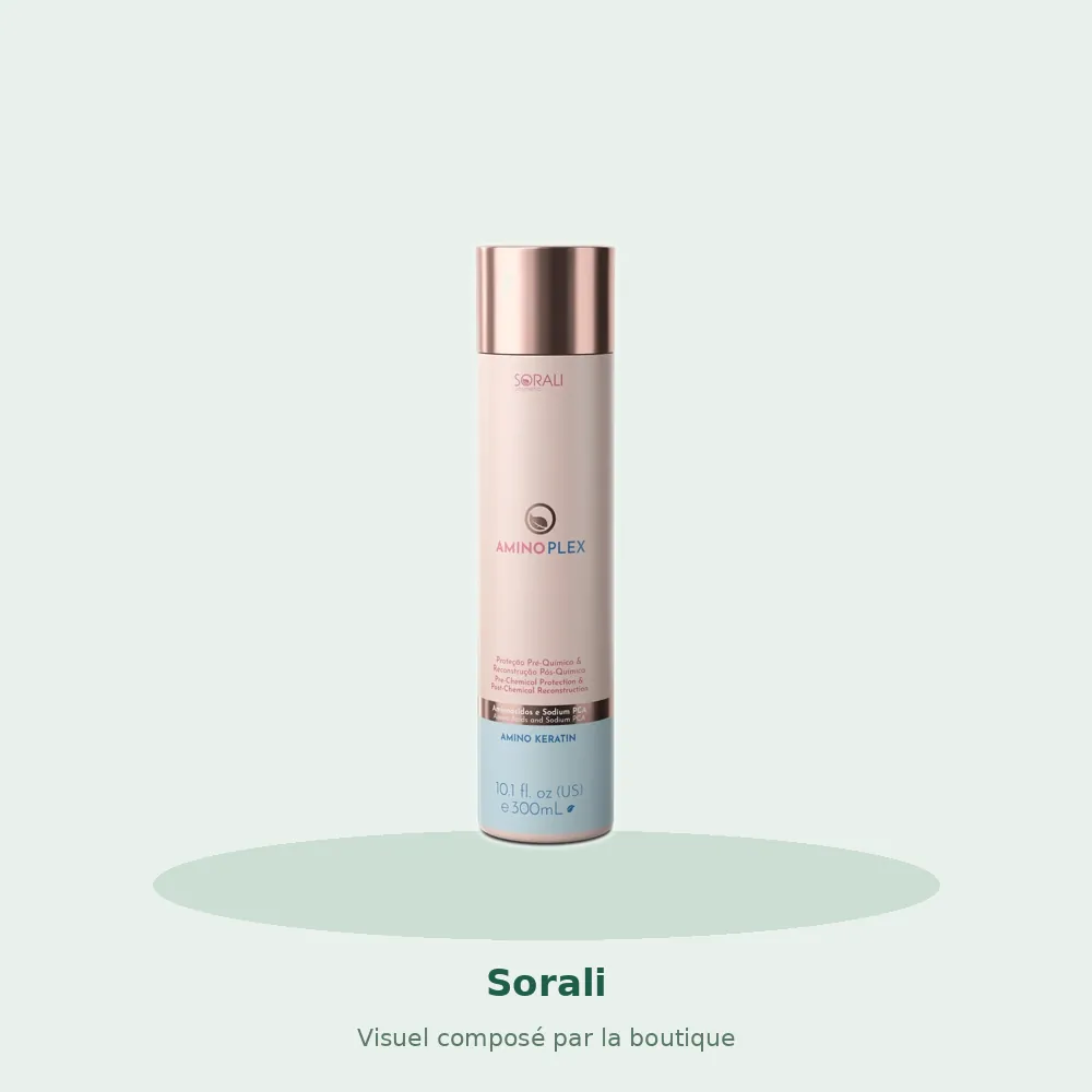 Amino Keratin Amino Plex Sorali, visuel composé par la boutique