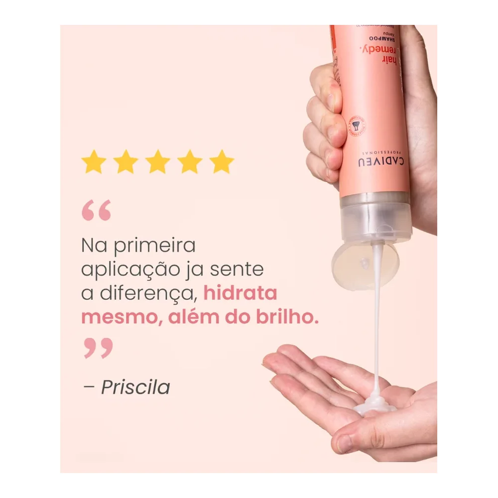 Cadiveu Essentials Hair Remedy shampooing 250 ml, vue 3 Cadiveu
