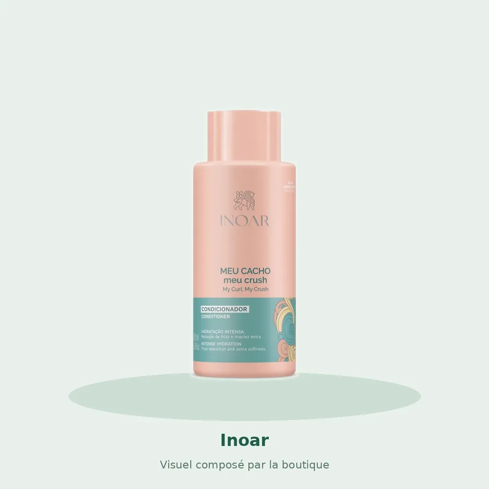 Après-shampooing Inoar Meu Cacho Meu Crush, visuel composé par la boutique