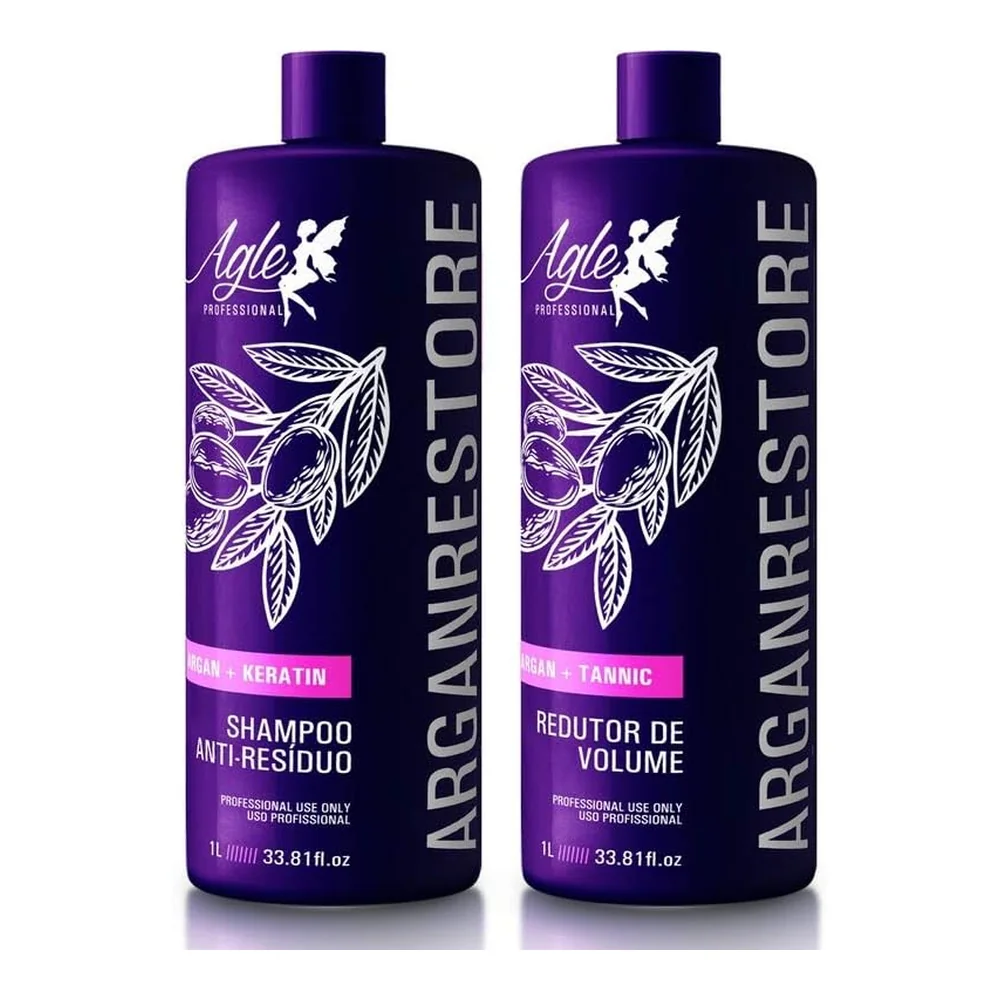 Argan Restore Progressive Brush Brazilian Hair Keratin Straightening System 2L, packshot Argan Restore