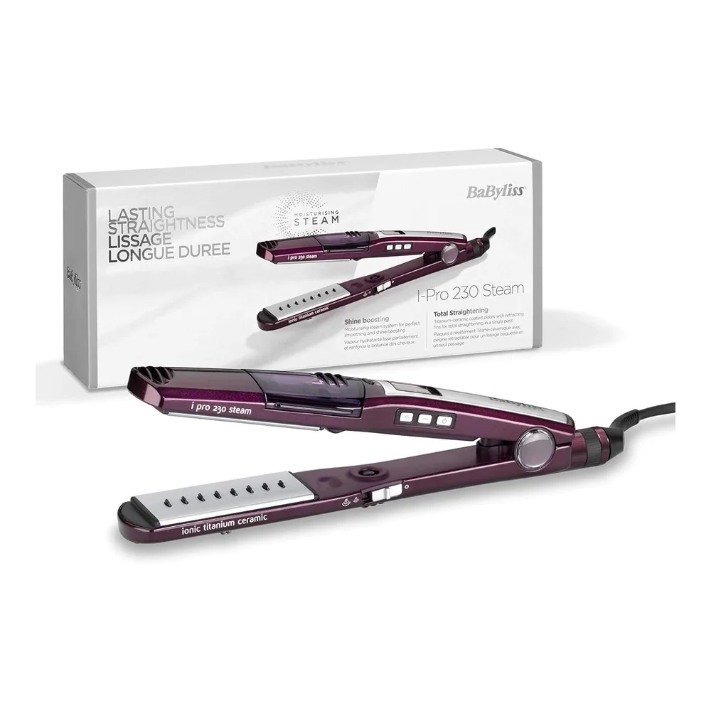 BaByliss I-Pro 230 lisseur vapeur ST395E, vue 2 BaByliss