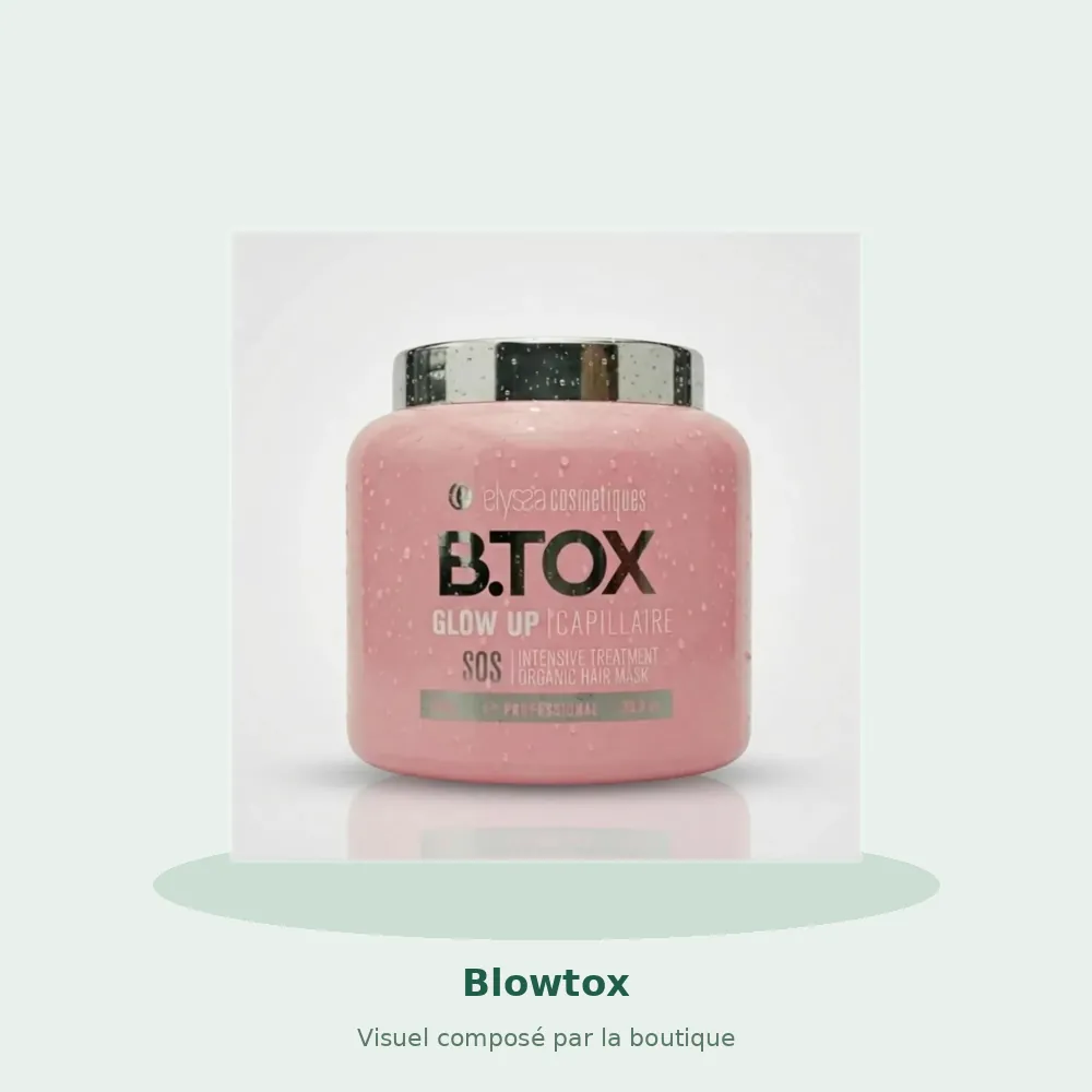 Blowtox Glow Up Hair Repair 1 kg, visuel composé par la boutique