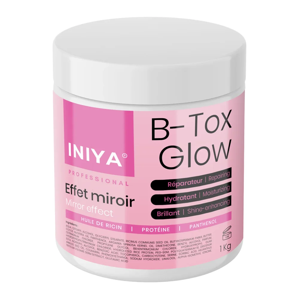Botox capillaire effet miroir Iniya B-Tox Glow, packshot Iniya