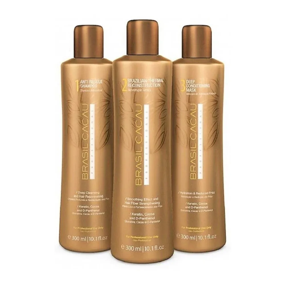 Brasil Cacau Brazilian Thermal Reconstruction kit lissage brésilien, packshot Brasil Cacau