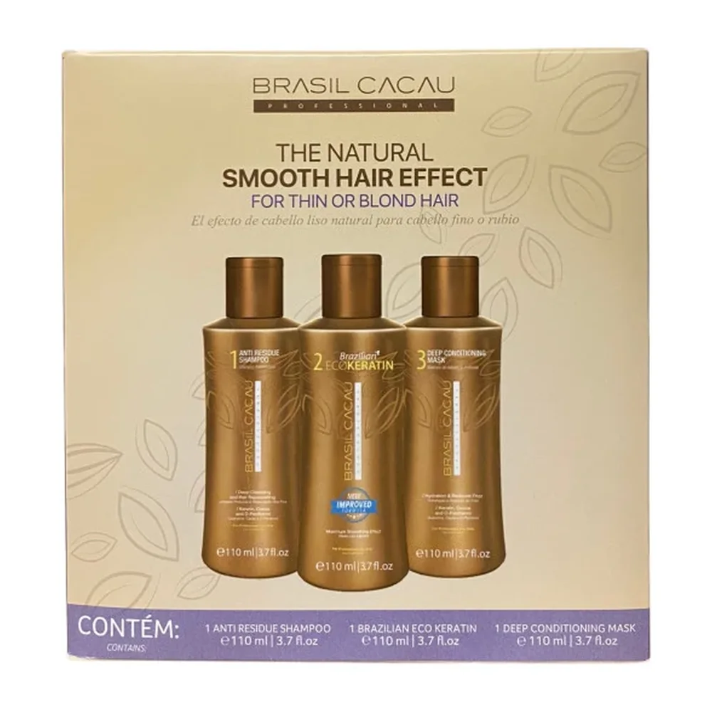 Brasil Cacau EcoKeratin lissage brésilien brillance et discipline, vue 2 Brasil Cacau