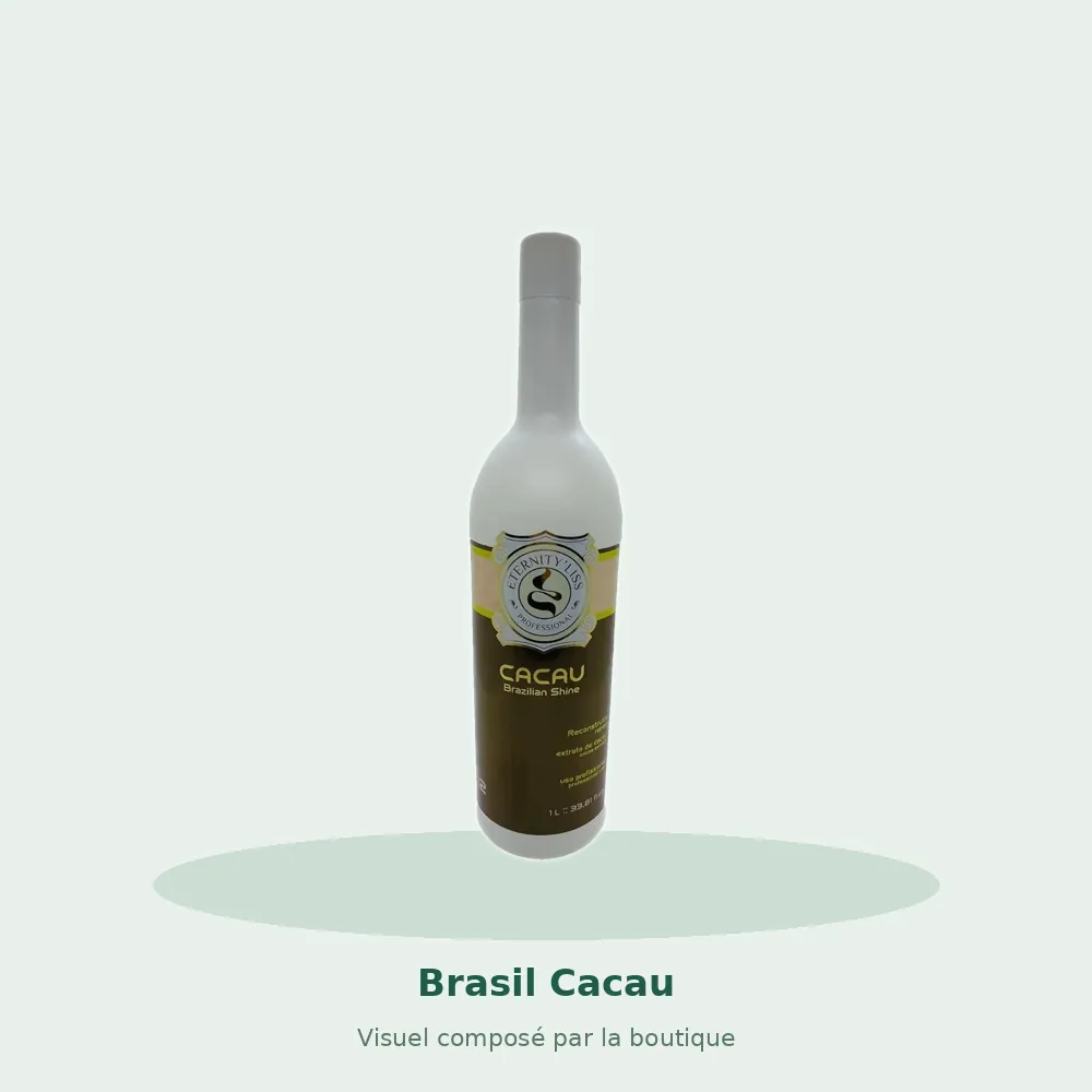 Brasil Cacau Eternity Liss traitement lissant, visuel composé par la boutique