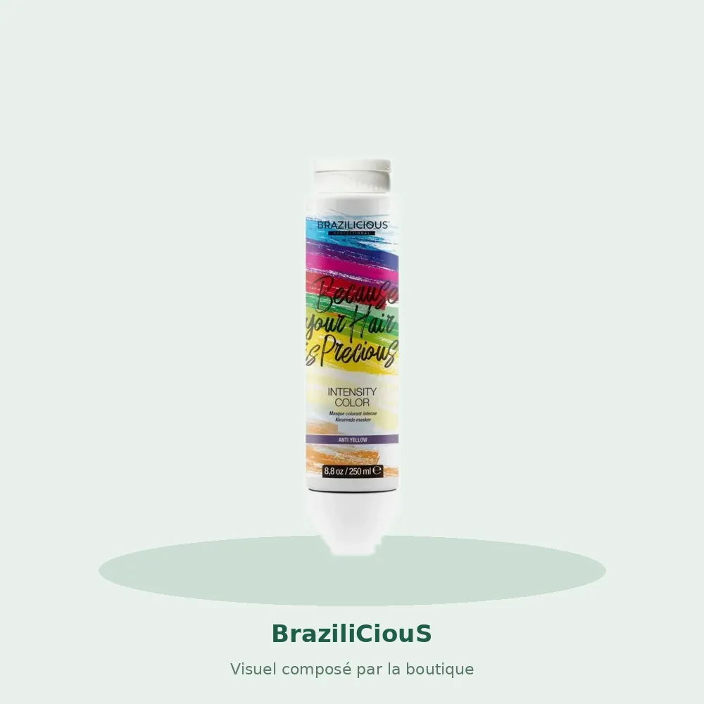 BraziliCiouS Intense Color matifiant, visuel composé par la boutique