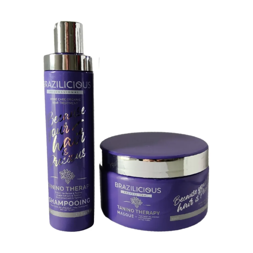 BraziliCiouS Tanino Therapy kit d'entretien shampoing et masque, packshot BraziliCiouS