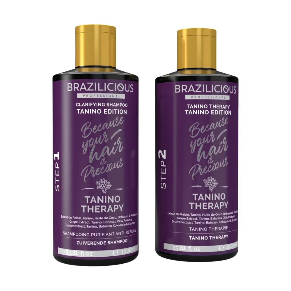 BraziliCiouS Taninotherapy lissage au tanin 2 x 100 ml, packshot BraziliCiouS