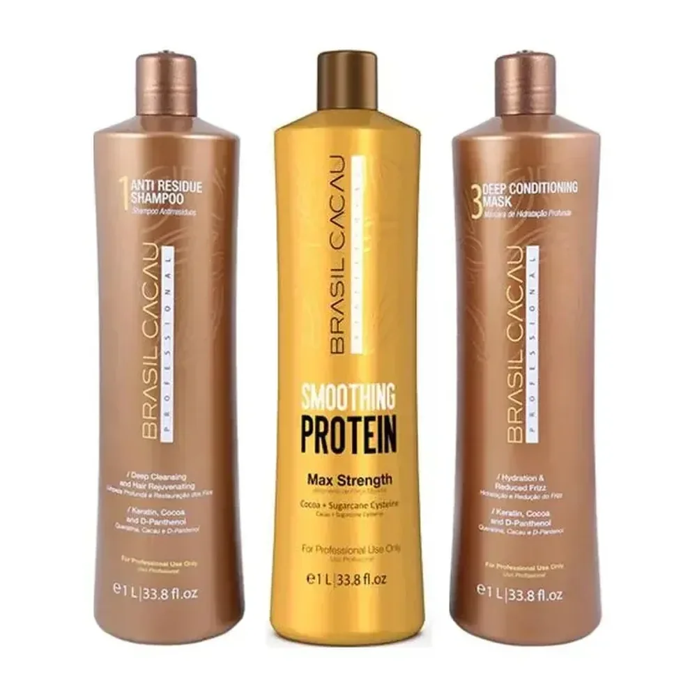 Cadiveu Brasil Cacau traitement protéiné kit 3 x 1000 ml, packshot Brasil Cacau