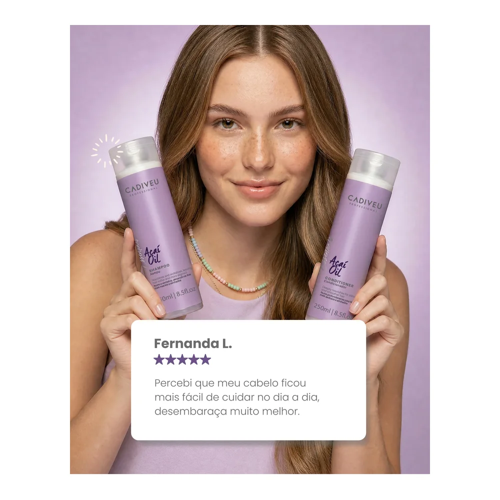 Cadiveu Essentials Açaí Oil après-shampooing 200 ml, vue 3 Cadiveu