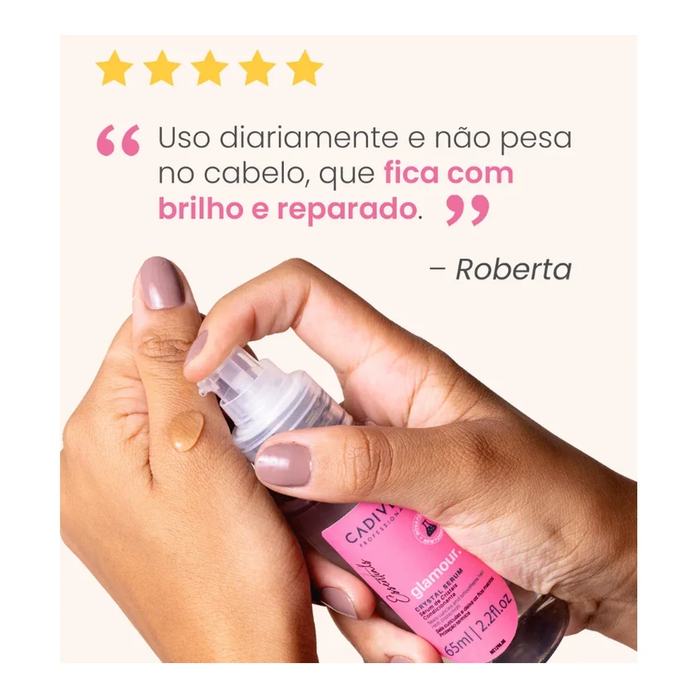 Cadiveu Essentials Glamour Cristal sérum 65 ml, vue 3 Cadiveu