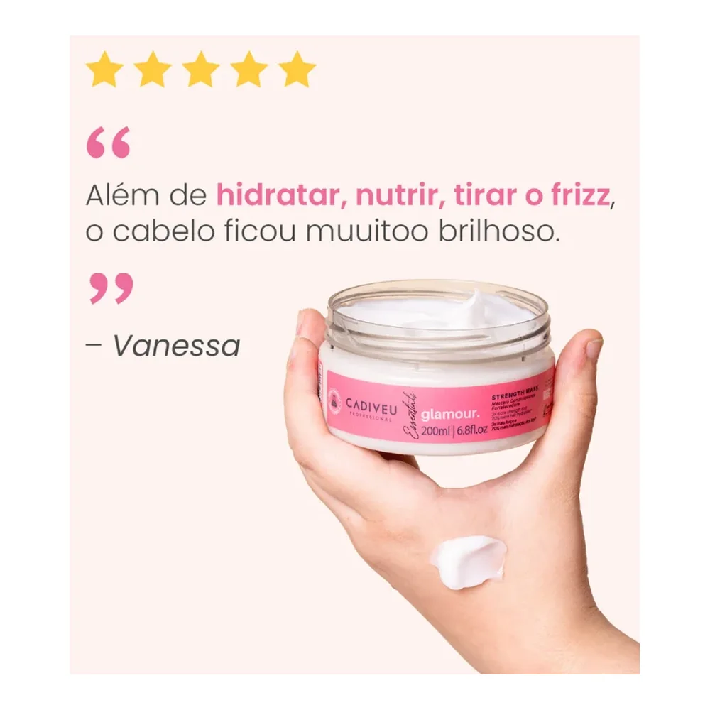 Cadiveu Essentials Glamour masque 200 ml, vue 3 Cadiveu