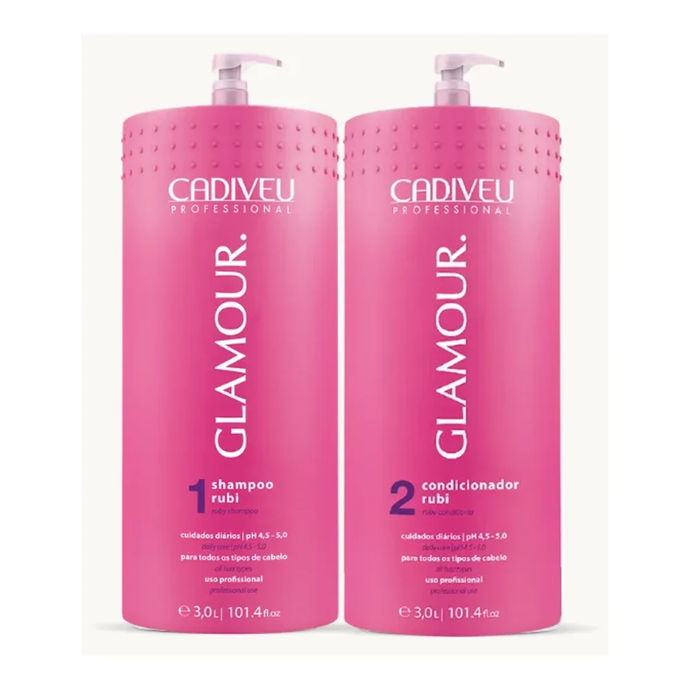 Cadiveu Essentials Glamour shampooing + après-shampooing 3 L, packshot Cadiveu