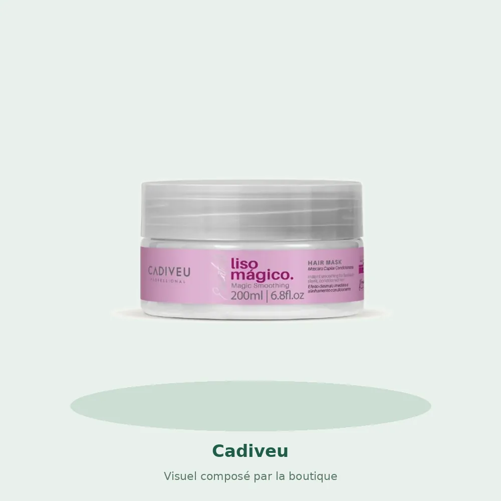 Cadiveu Essentials Liso Mágico masque 200 ml, visuel composé par la boutique