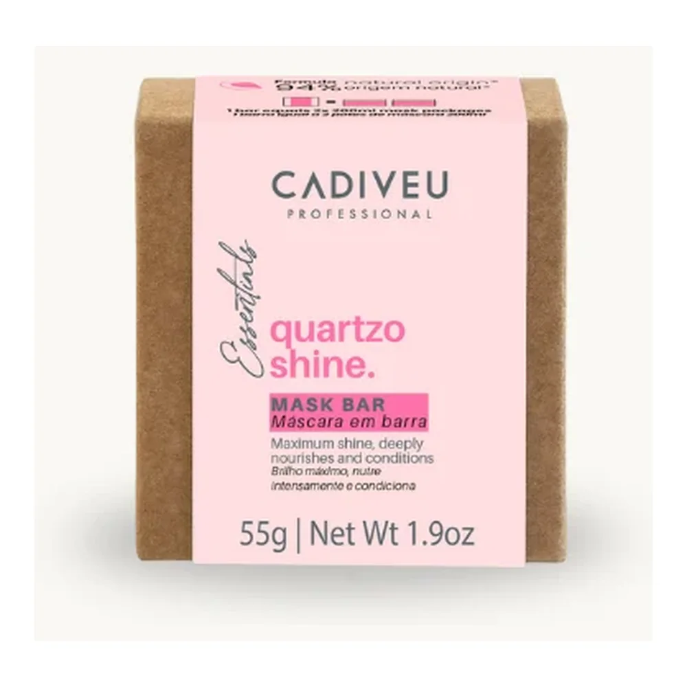 Cadiveu Essentials Quartzo Shine masque conditionneur en barre, packshot Cadiveu