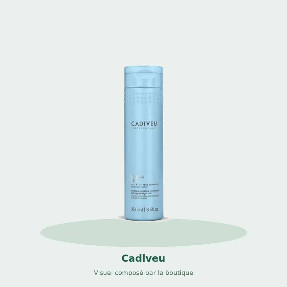 Cadiveu Hydra Pro shampooing 250 ml, visuel composé par la boutique