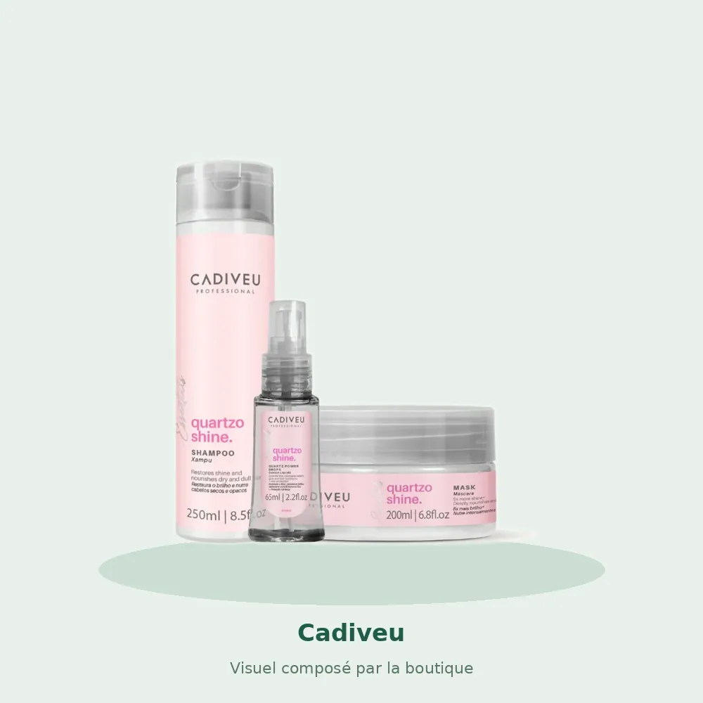 Cadiveu kit Brilho, visuel composé par la boutique