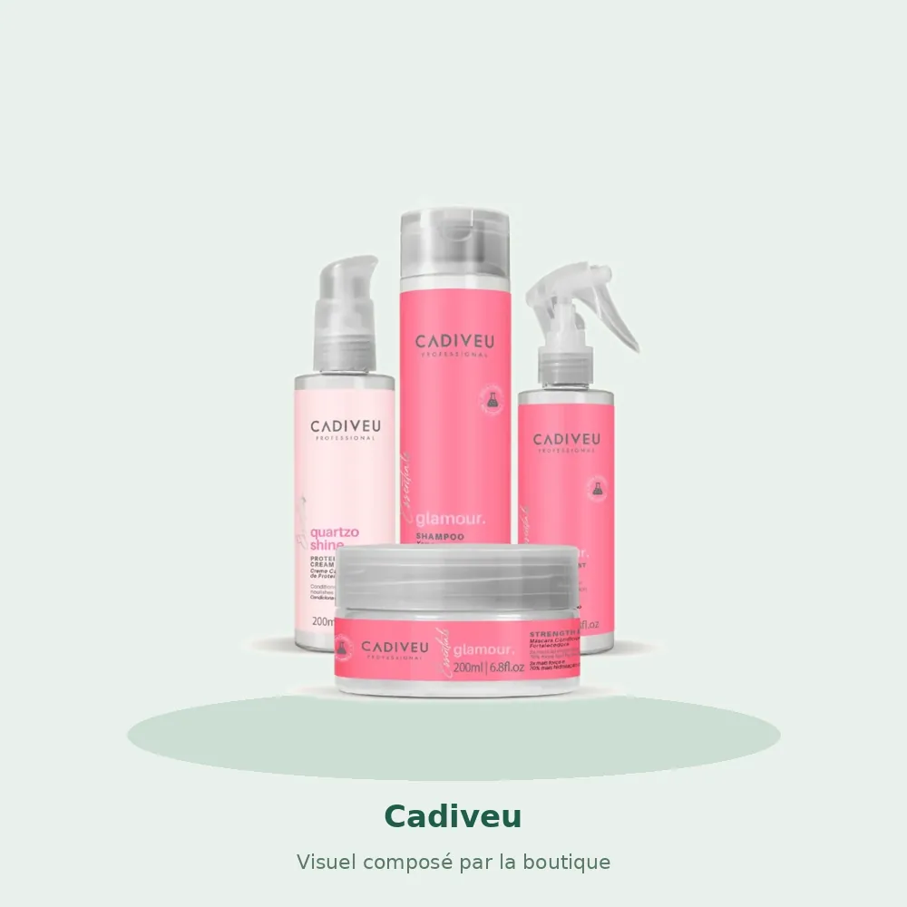 Cadiveu kit Cabelo Forte biotine, visuel composé par la boutique