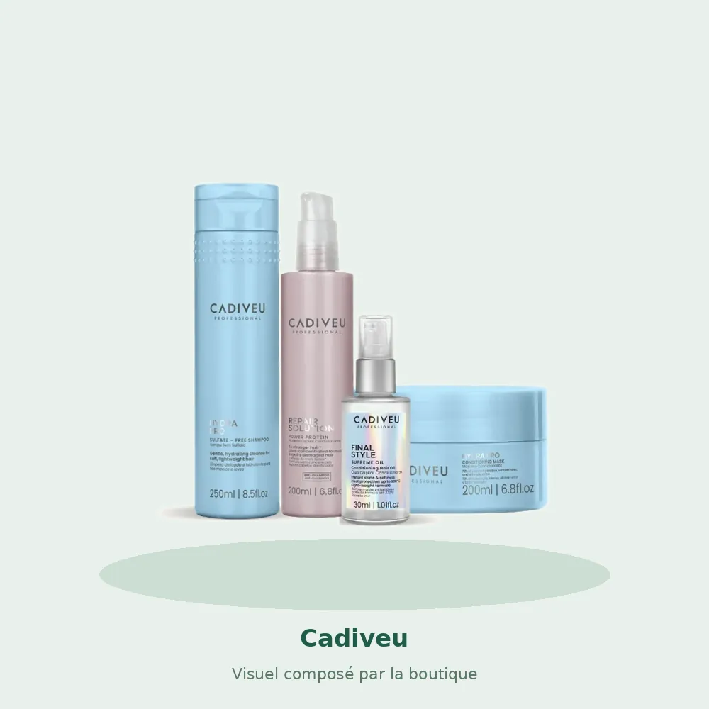 Cadiveu Menopausa Hair kit cronograma, visuel composé par la boutique