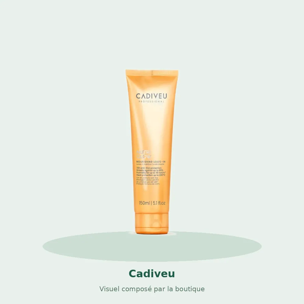 Cadiveu Nutri Glow leave-in nutritif 150 ml, visuel composé par la boutique