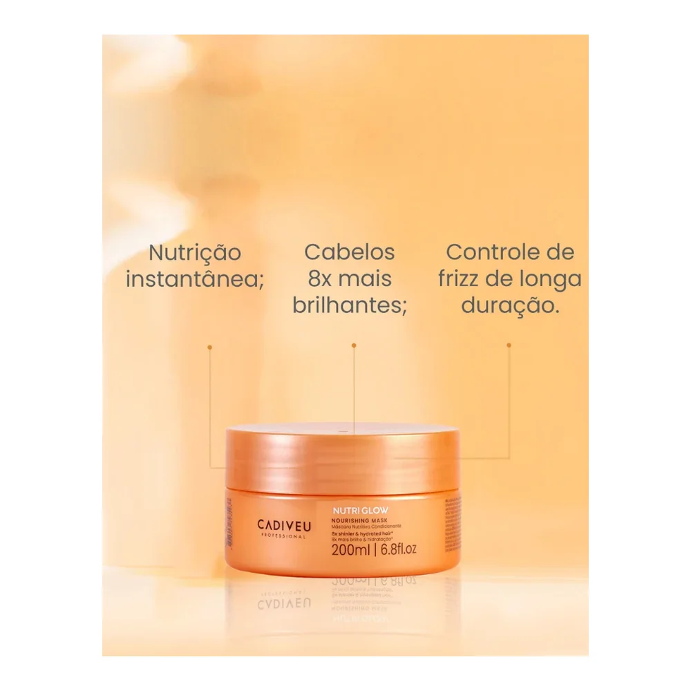 Cadiveu Nutri Glow masque 200 ml, vue 2 Cadiveu