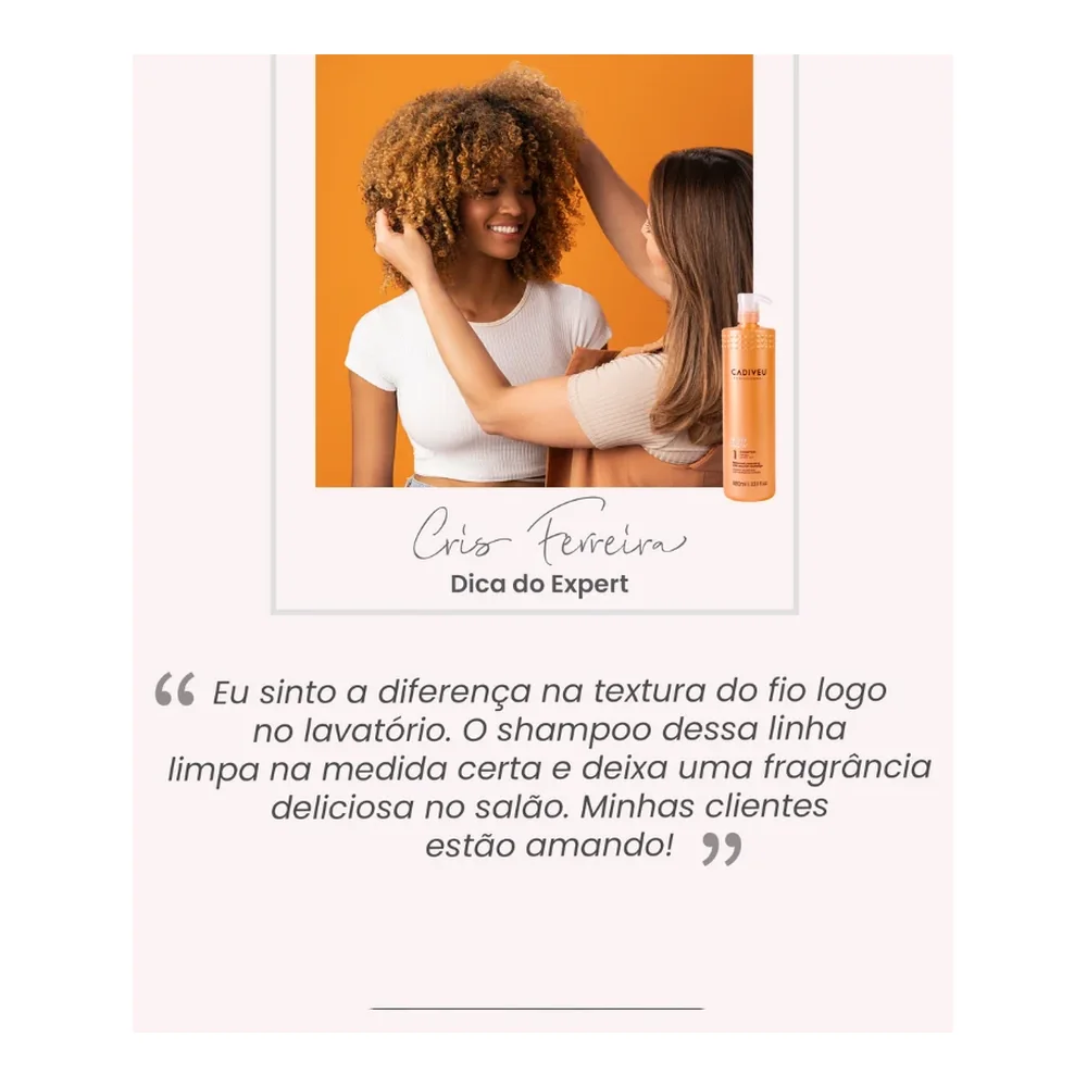 Cadiveu Nutri Glow shampooing 980 ml, vue 3 Cadiveu