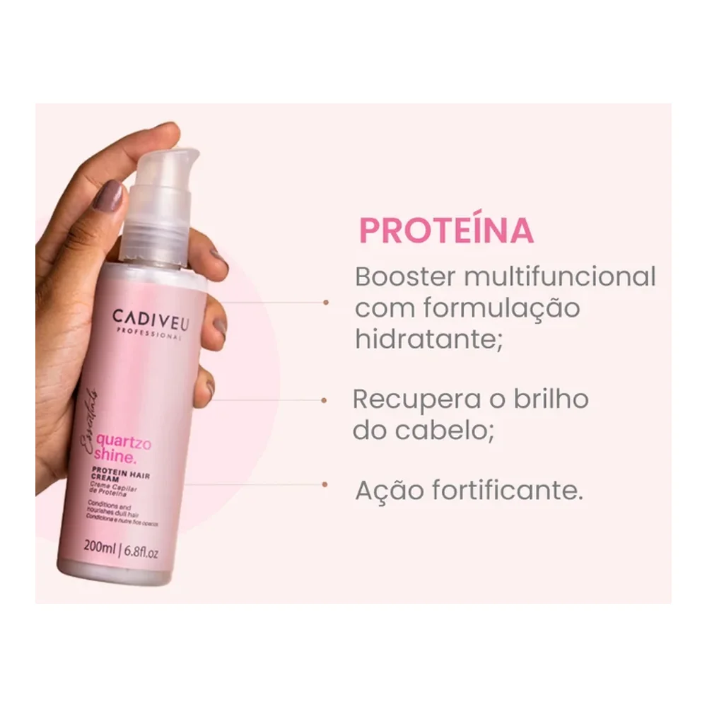 Cadiveu Quartzo Shine protéine de quartz 200 ml, vue 2 Cadiveu