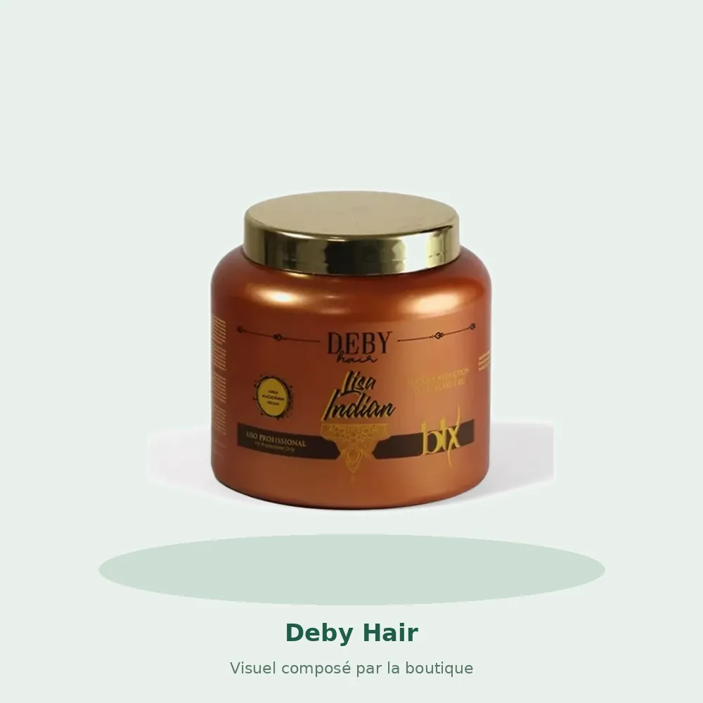 Deby Hair Lisa Indian botox capillaire, visuel composé par la boutique