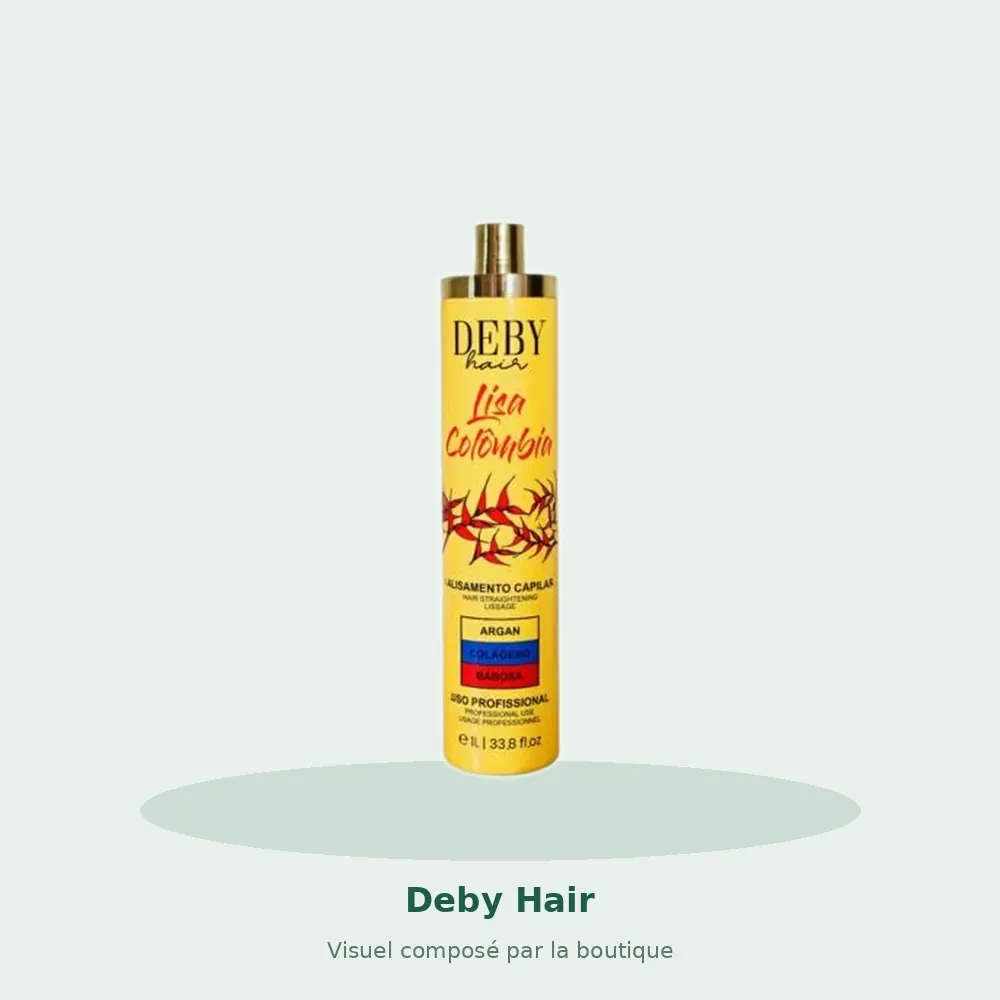 Deby Hair Lisa lissage colombien, visuel composé par la boutique
