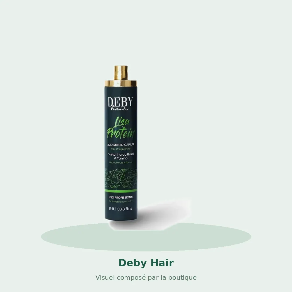 Deby Hair Lisa Protein lissage tanin 1 L, visuel composé par la boutique
