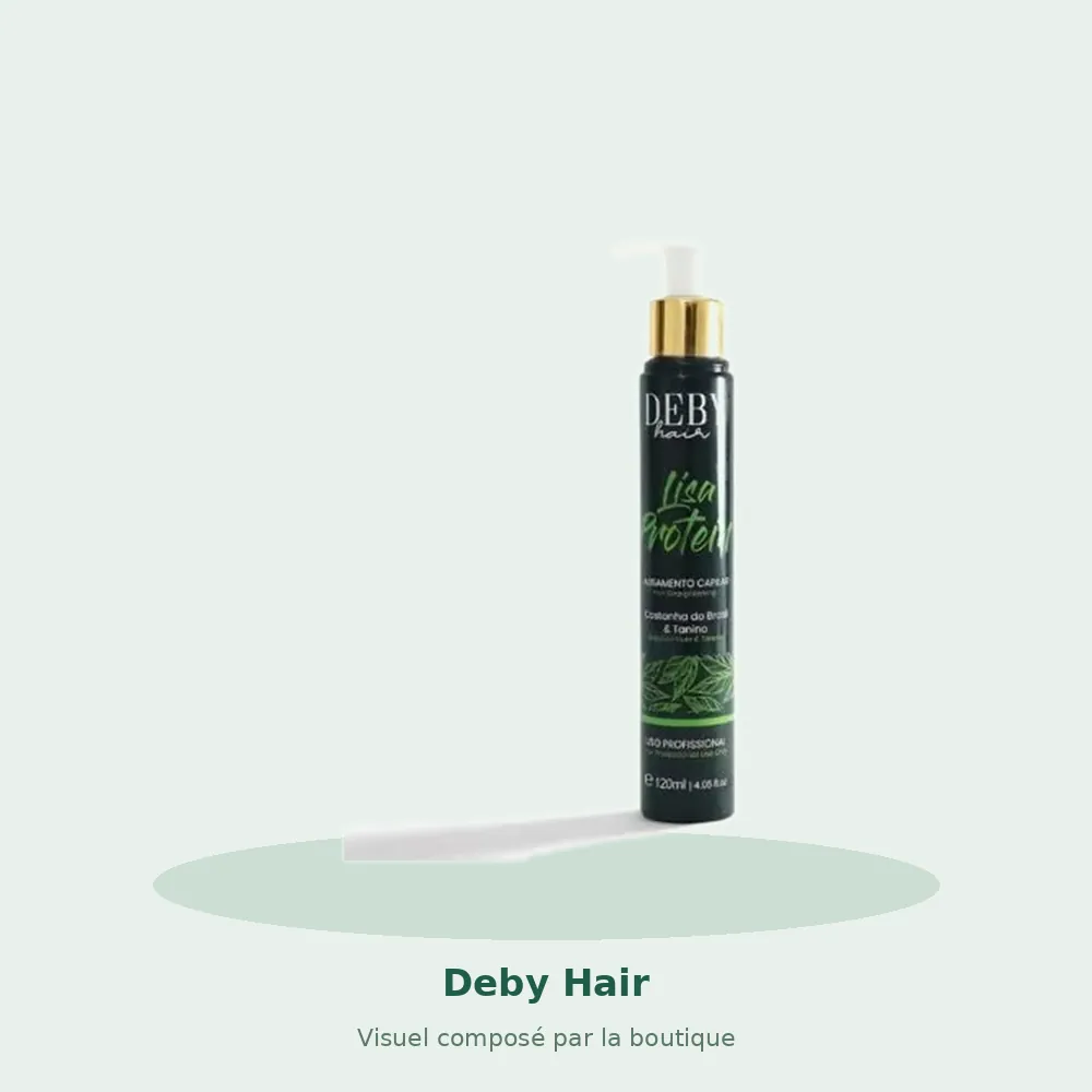 Deby Hair Lisa Protein lissage tanin 120 ml, visuel composé par la boutique