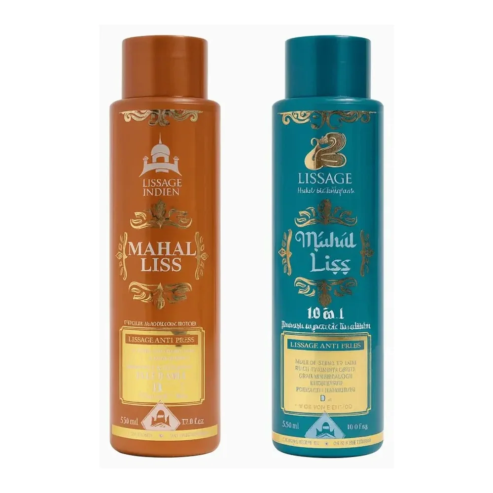 Duo lissage indien Mahal Liss huile d'amla et 10 huiles précieuses, packshot Mahal Liss