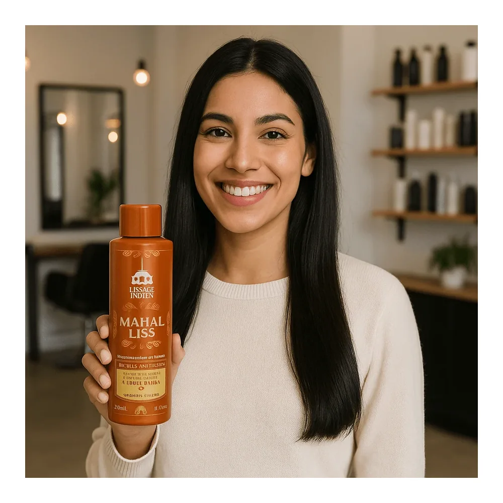 Duo lissage indien Mahal Liss huile d'amla et 10 huiles précieuses, vue 2 Mahal Liss