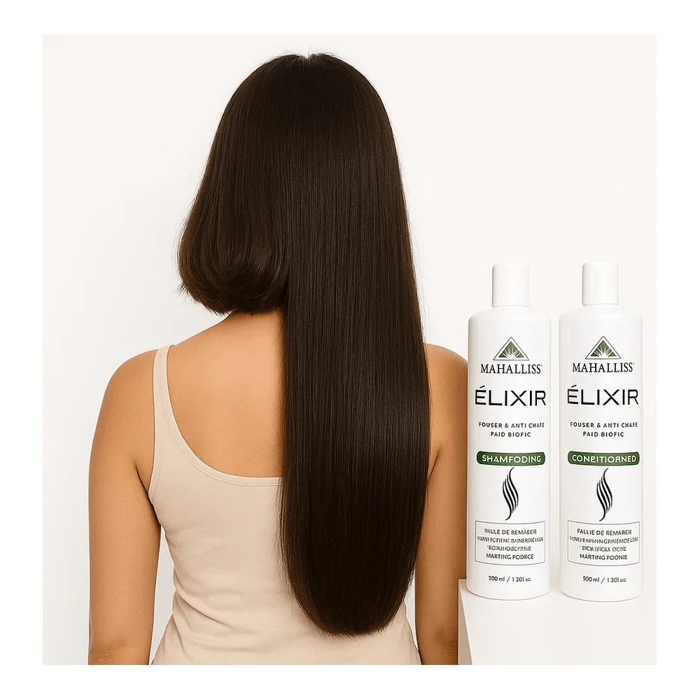 Duo Mahal Liss Elixir pousse et anti-chute romarin ricin chanvre menthe, vue 3 Mahal Liss
