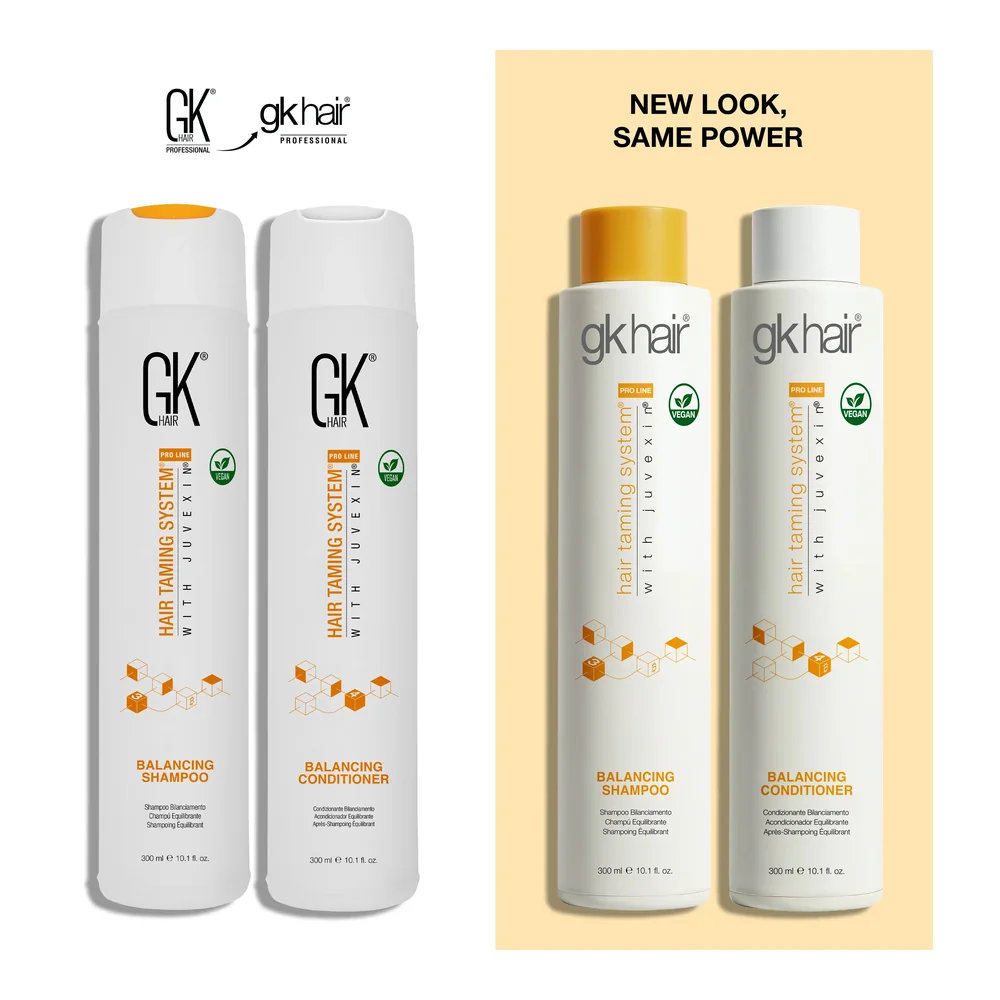 GK Hair Balancing Shampoo and Conditioner Pro, packshot GK Hair