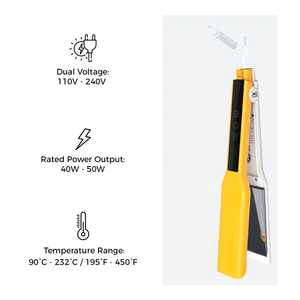 GK Hair Easy Control Titanium lisseur, vue 3 GK Hair
