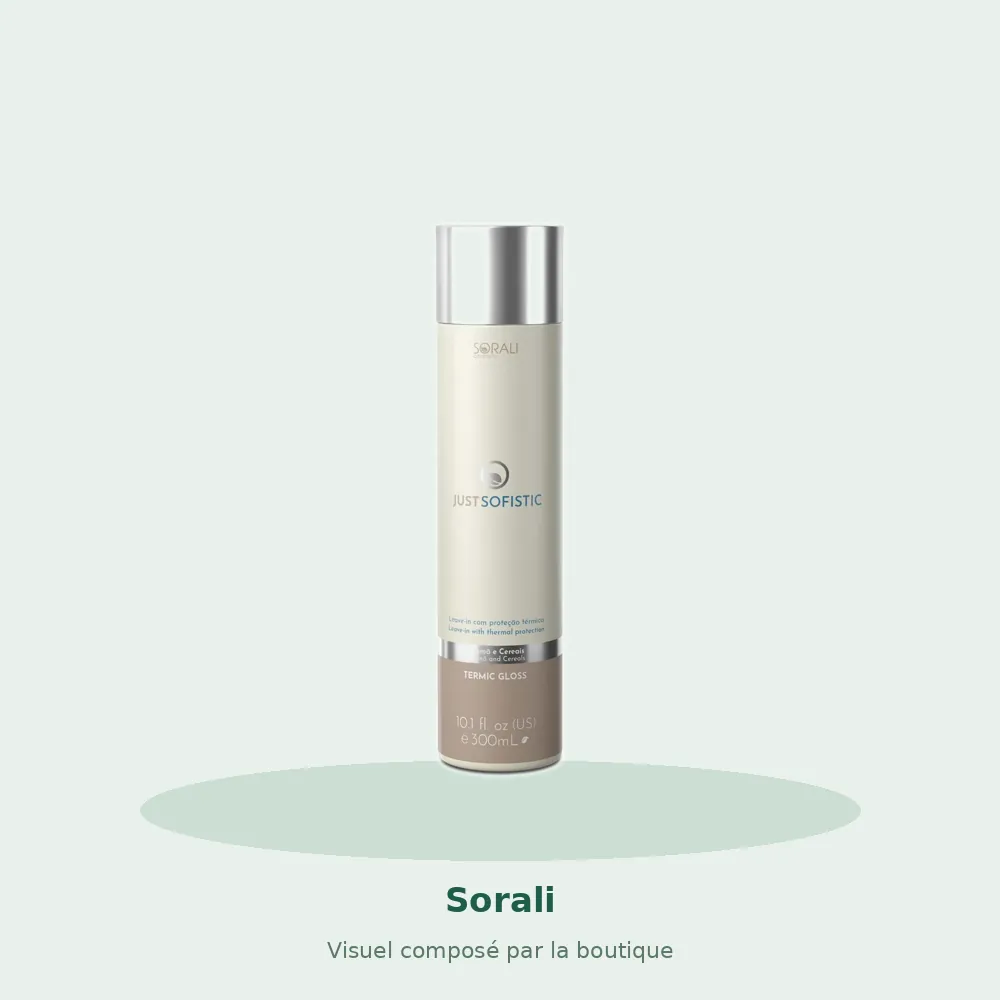 Sorali Just Sofistic Termic Gloss 300 ml, visuel composé par la boutique