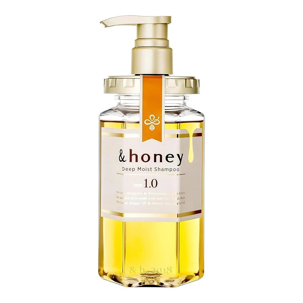 &honey Deep Moist shampooing hydratant, packshot &honey