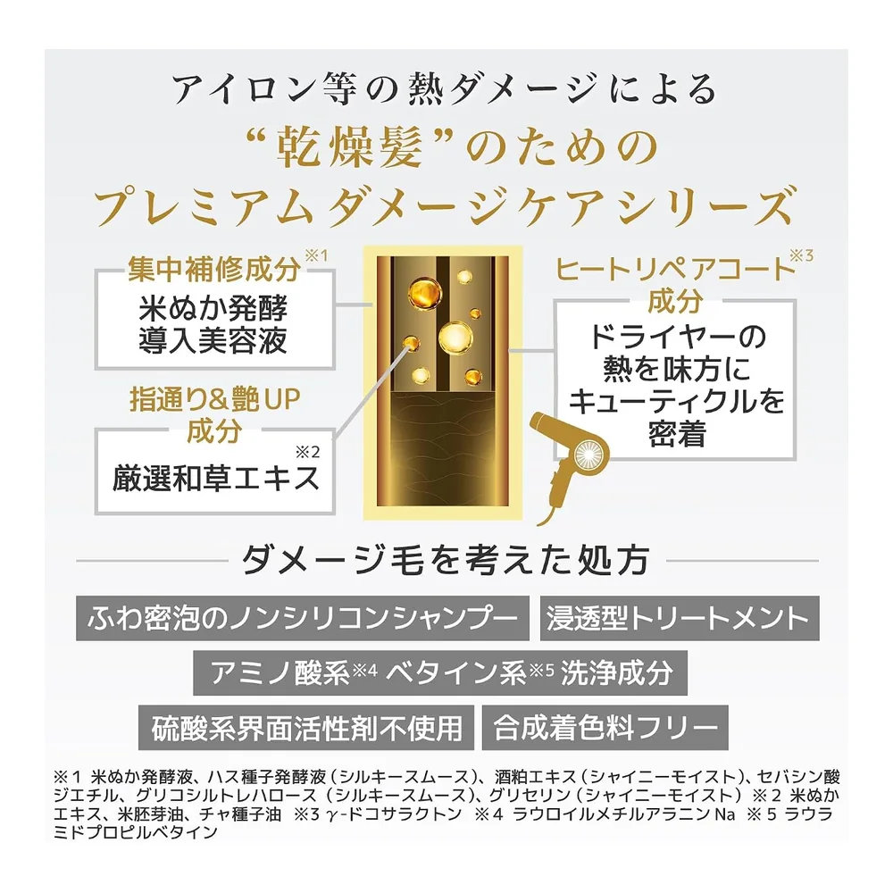 Ichikami The Premium Extra Damage Care traitement capillaire 480 ml, vue 4 Ichikami