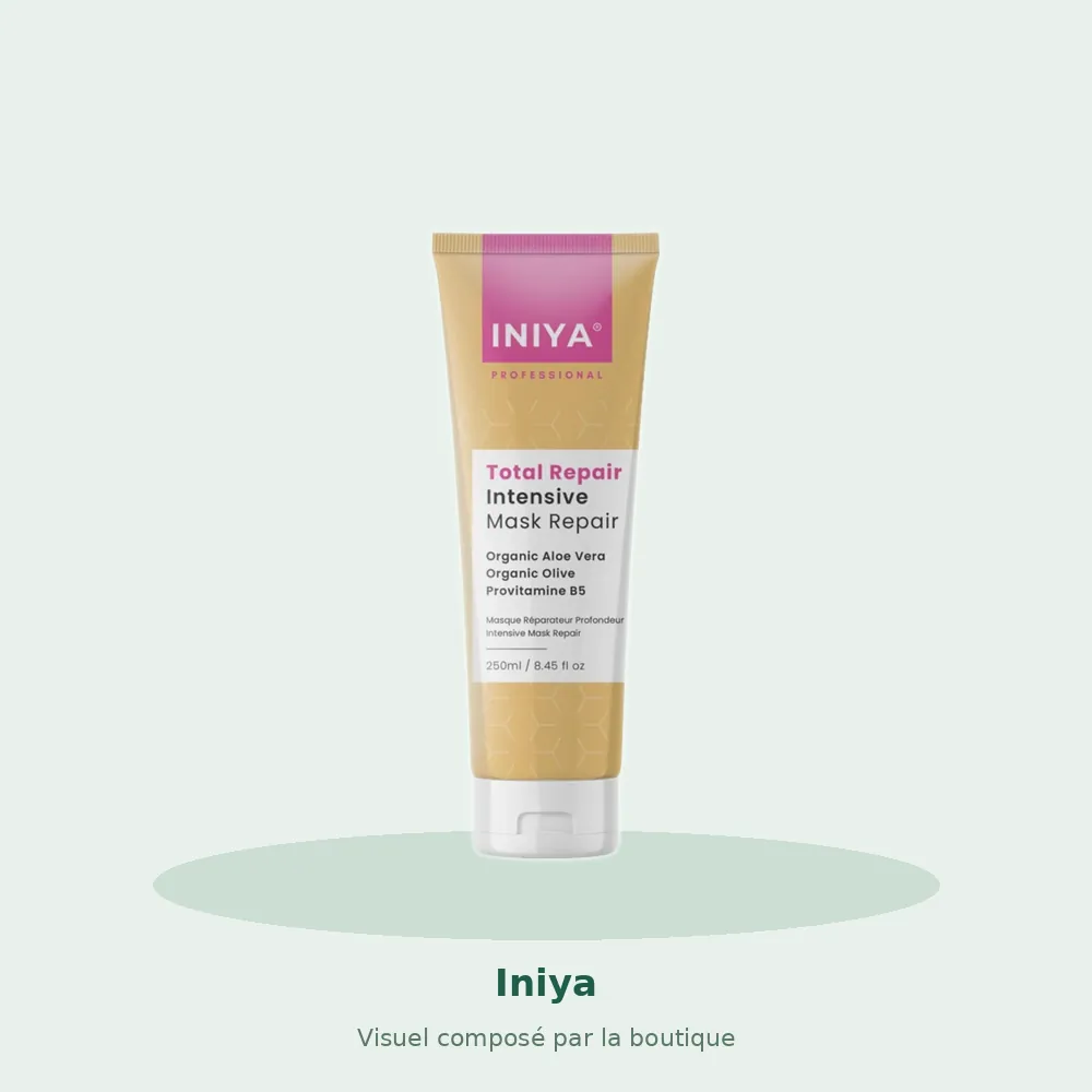 Iniya Intensive Repair masque réparation 200 ml, visuel composé par la boutique