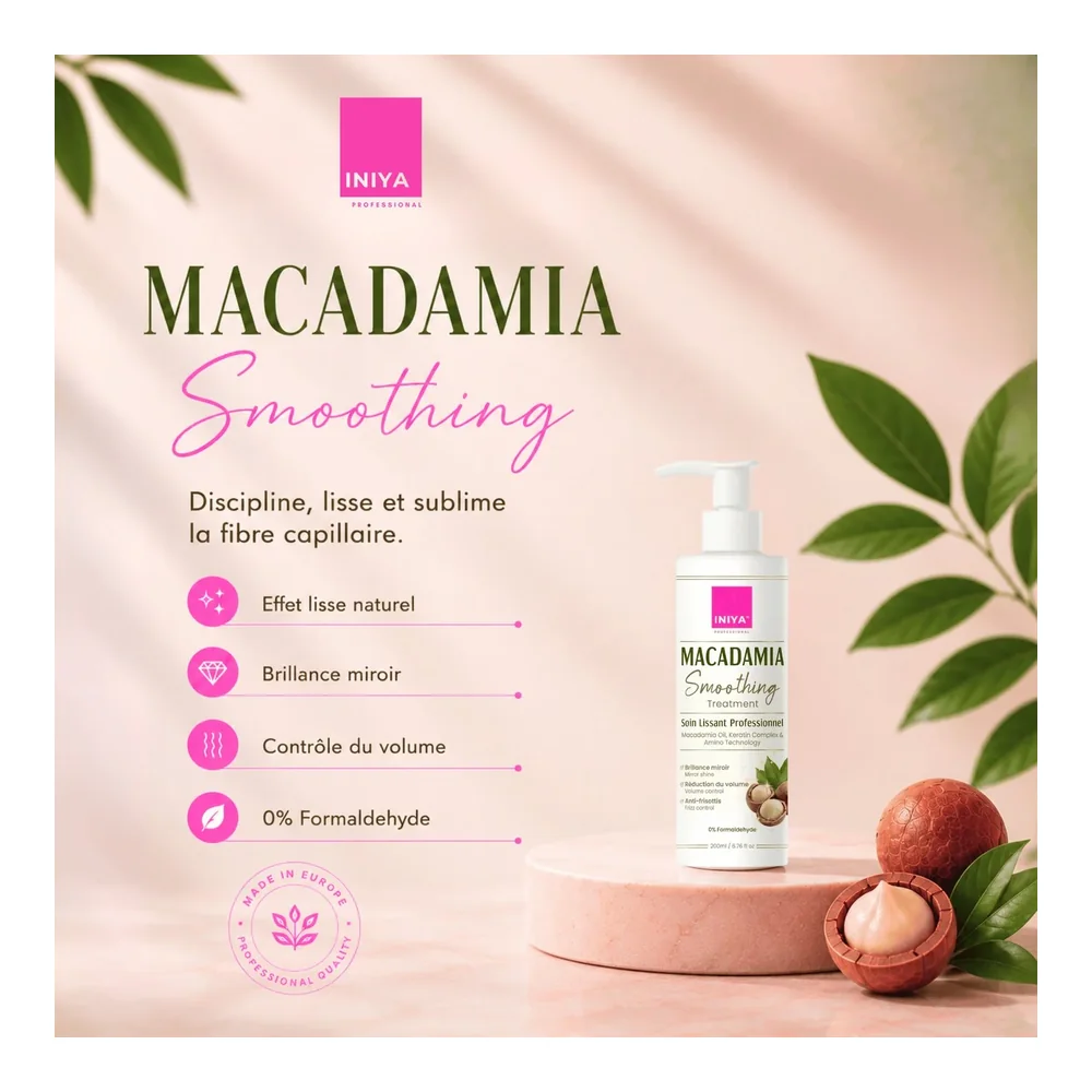 Iniya lissage brésilien Macadamia Smooth, vue 2 Iniya