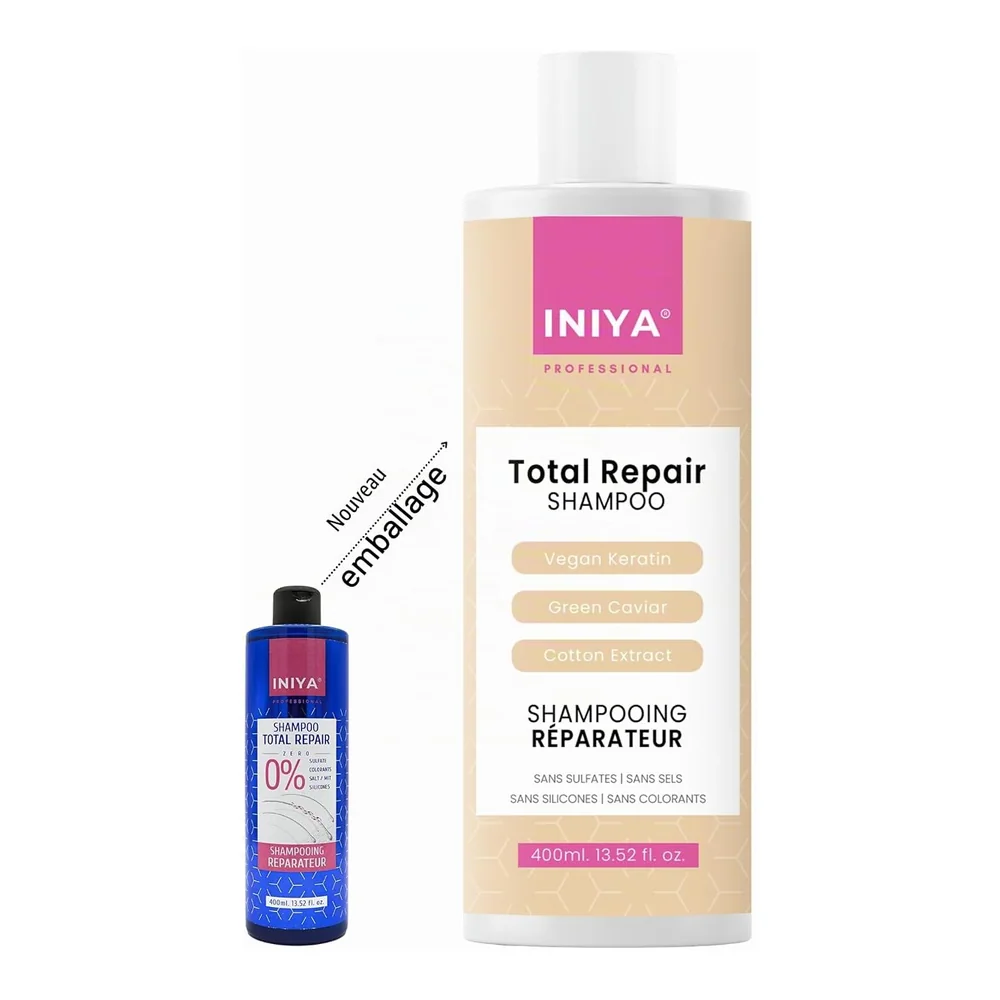 Iniya Professional shampooing réparateur sans sulfate 400 ml, vue 2 Iniya