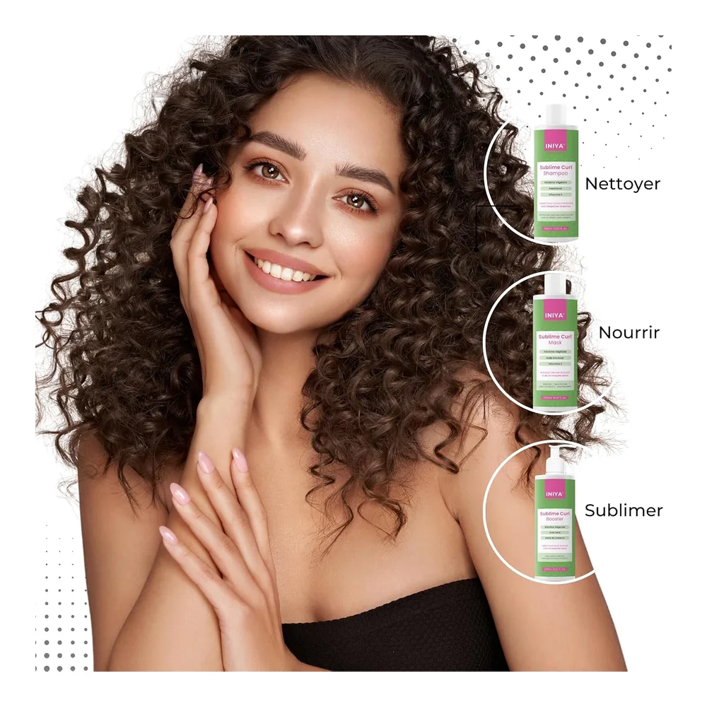 Iniya Sublime Curl kit boucles shampooing et soin, vue 2 Iniya