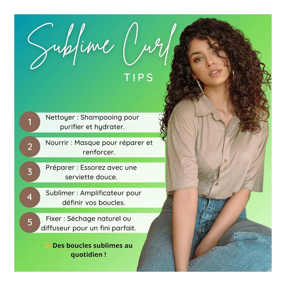 Iniya Sublime Curl kit boucles shampooing et soin, vue 3 Iniya