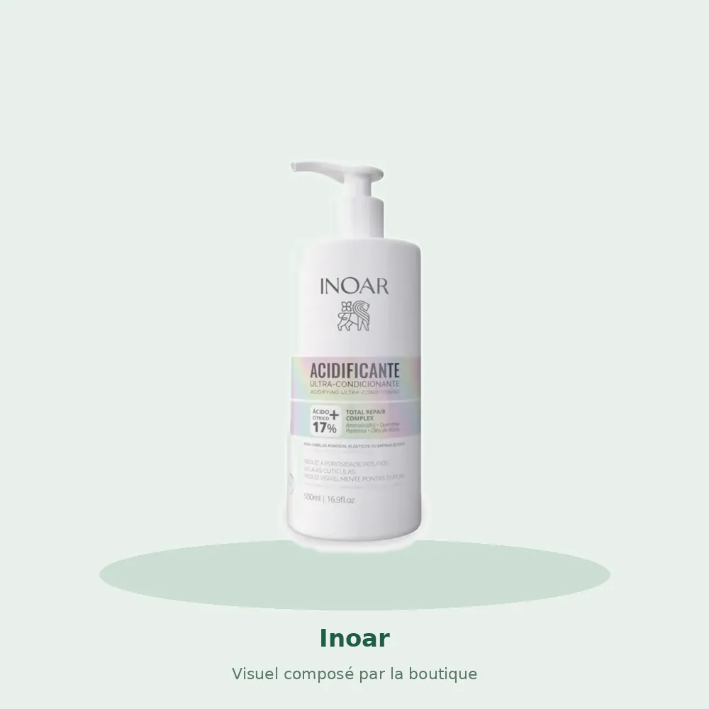 Inoar Acidificante ultra-condicionador 500 ml, visuel composé par la boutique
