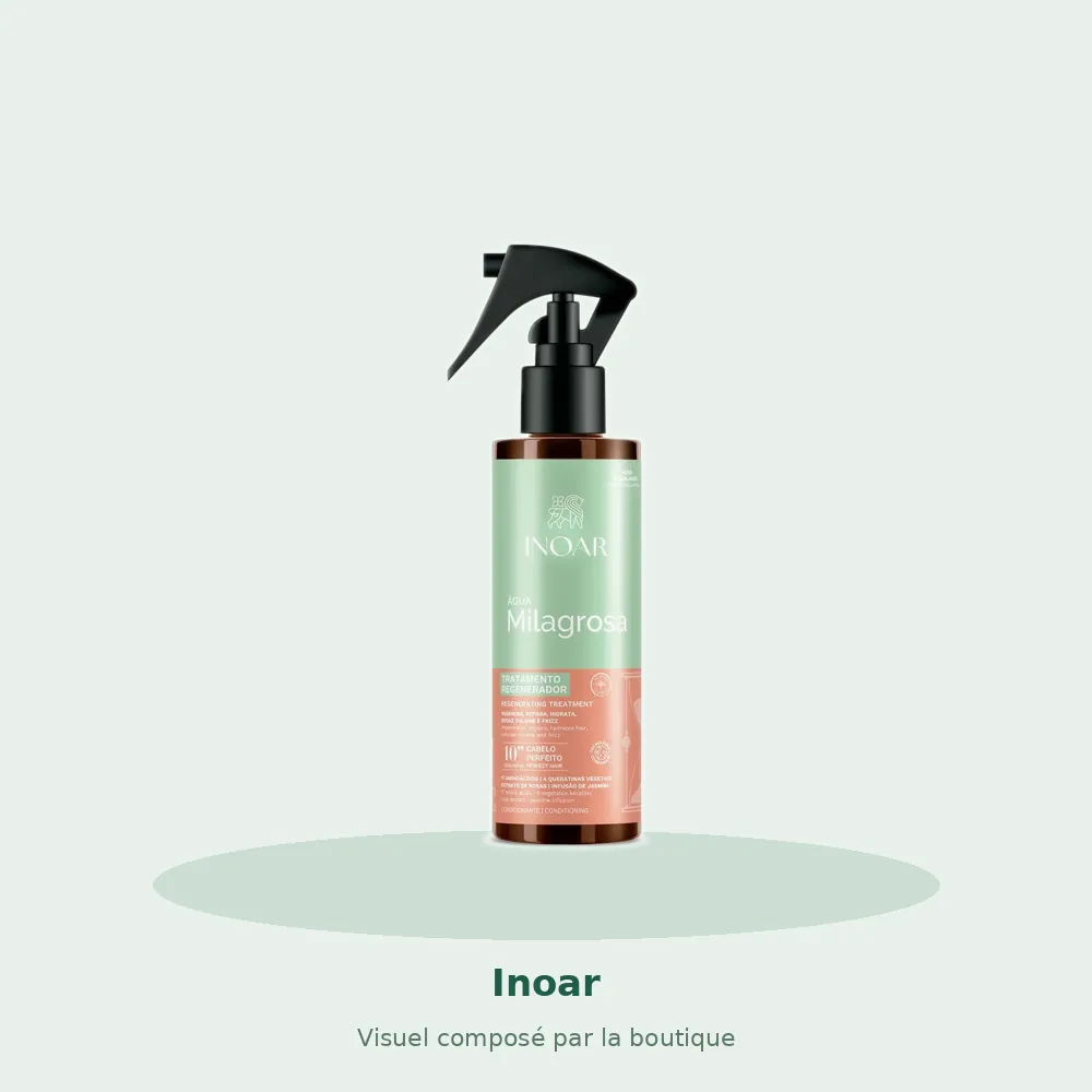 Inoar Água Milagrosa spray de reparação 200 ml, visuel composé par la boutique