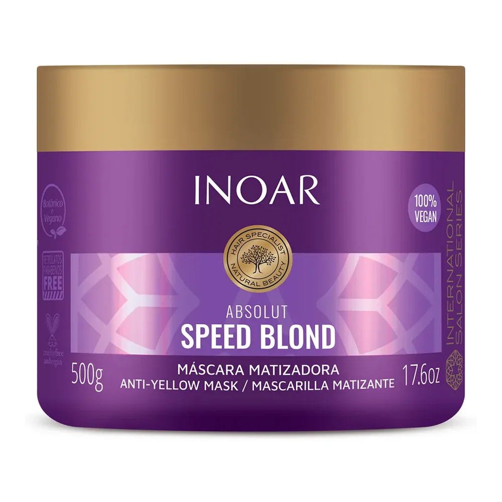 Inoar Speed Blond masque 500 g, packshot Inoar
